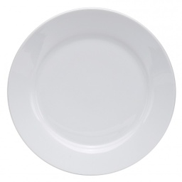 [F8010000156] Plato llano redondo porcelana 26.3 cm blanco brillante - Oneida