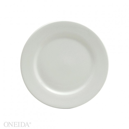 [F8010000117-O] Plato llano redondo porcelana 15.8 cm blanco brillante (Outlet) - Oneida