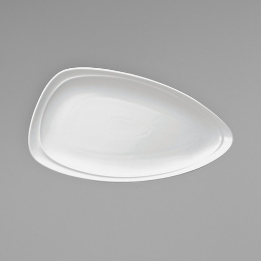 [R4700000406-O] Plato Triangular de Porcelana Fina - Mood, 40.9 cm (Outlet) - Oneida