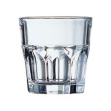 [J2610] Vaso Bajo de Vidrio templado Granity, 5 1/4 oz - 7x7 cm - Arcoroc