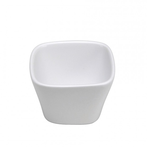 [F8010000704S-O] Mini Bowl Cuadrado de Porcelana Fina Blanco Brillante 8.89 cm 11.8 onz (Outlet) - Oneida