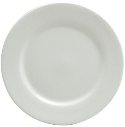 [F8010000139-O] Plato llano redondo porcelana 22.5 cm blanco brillante (Outlet) - Oneida