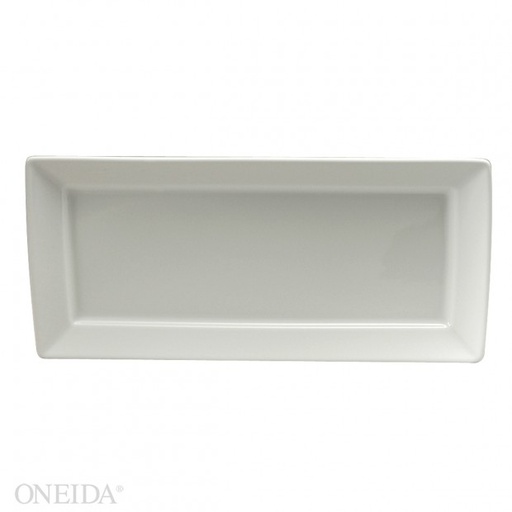 [R4020000383-O] Plato rectangular porcelana fina 36.8cm fusión (Outlet) - Oneida