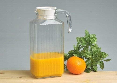 [30629-O] Jarra vidrio acanalado con tapa 1.7 lt (57 oz) (Outlet) - Arcoroc