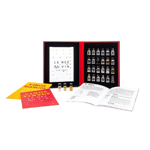 [265083-O] Kit de 24 aromas de vino blanco y español (Outlet) - Peugeot