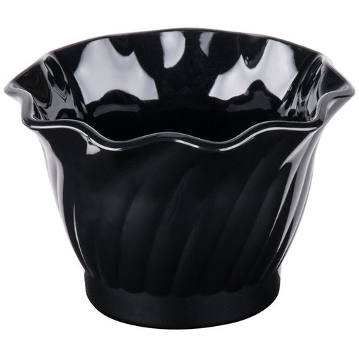 [SRB5CW110] Plato hondo remolino, capacidad 5 oz, color negro - Cambro