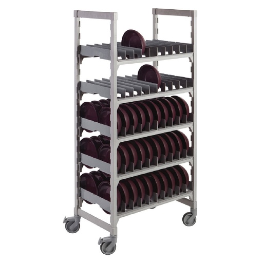 [CPMU213675DD480] Estante premium móvil de 21"x36"x75" para secado de domos capacidad 100 domos - Cambro USA