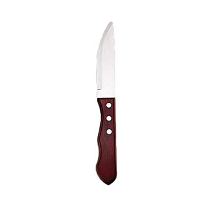 [B-770-KSSM-] Cuchillo para carne necada mango madera 18/0 -  Oneida