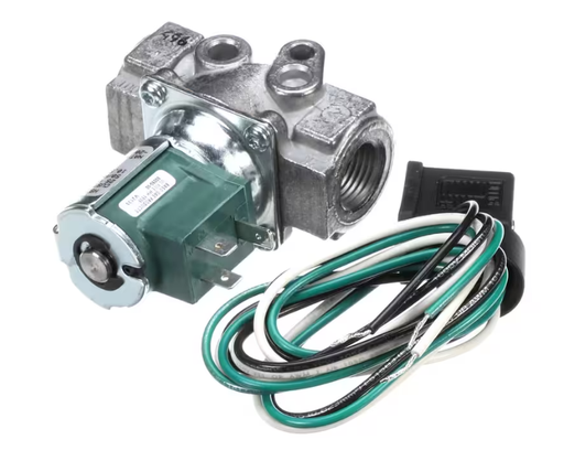 [38468-001] Válvula Solenoide De Gas Con Plomo De Bobina Y Alambre, Natural/Propano, 24Vac, 50/60Hz - Henny Penny