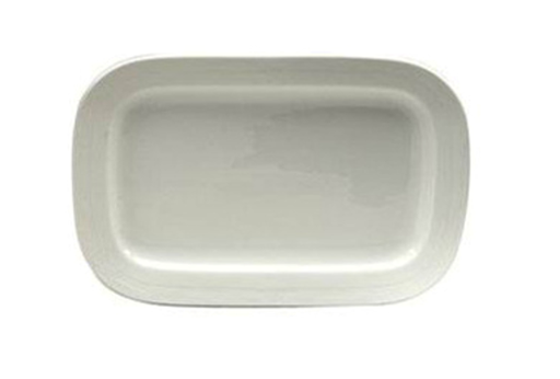 [R-401-0000-339-O] Bandeja rectangular impression 23 cm porcelana (Outlet) - Oneida