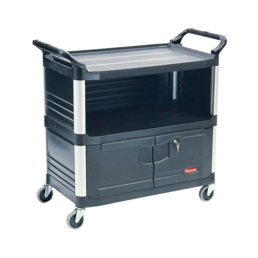 [FG409500BLA] Carro servicio cerrado puertas inferiores - Rubbermaid Local