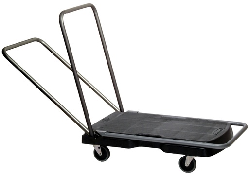 [FG440100BLA] Carro plataforma estandar negro 500lb - Rubbermaid Local
