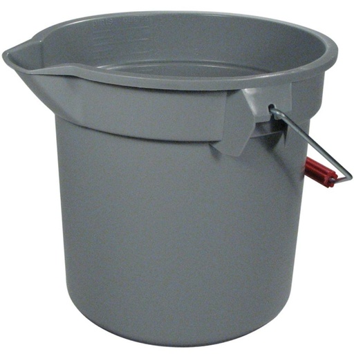 [FG261400GRAY-O] Balde brute redondo 3.5 gal gris (Outlet) - Rubbermaid Local