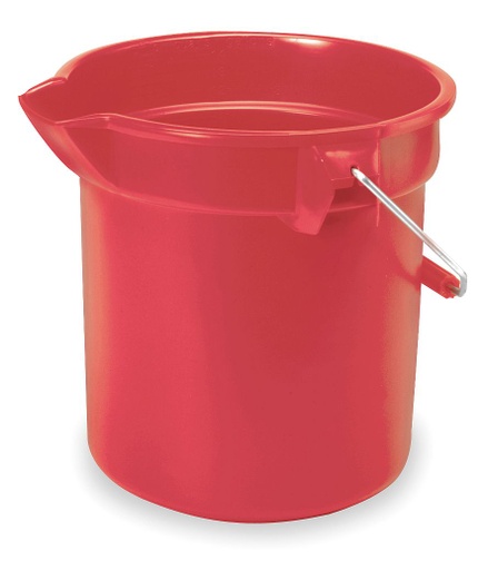 [FG296300RED-O] Balde brute redondo rojo 9.5 lt (Outlet) - Rubbermaid Importados