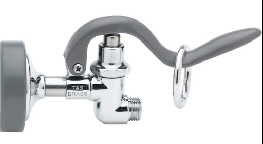 [B-0107] Valvula de pulverizacion con tope de goma gris y cara de pulverizacion DOE - T&S