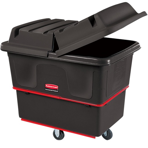 [FG471600BLA-O] Contenedor rodante 1000lb negro trabajo pesado (Outlet) - Rubbermaid Importados