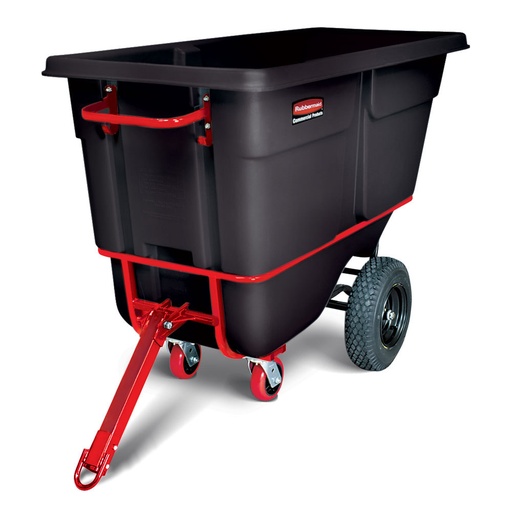 [FG131641BLA-O] Contenedor volcador 2100 lb negro trabajo pesado (Outlet) - Rubbermaid Importados