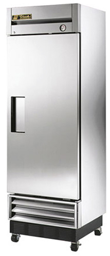 [T-23F-HC] Congelador vertical reach-in, 1 puerta, 3 parrillas, refrigerante HC R290, 27" - True