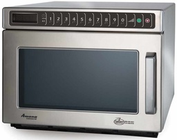 [HDC182] Microondas de trabajo pesado, interior y exterior en acero inoxidable, 1800 W - Amana