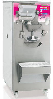 [COMPACTA VARIO 8 SILVER] Máquina pasteurizadora y mantecadora para helado artesanal. - Cattabriga