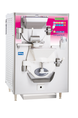 [COMPACTA 4 SILVER] Máquina compacta: pasteurizadora y mantecadora para helado artesanal. de 4 kg por ciclo - Cattabriga