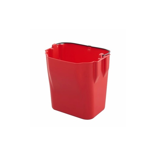 [5261RD-O] Balde rojo para agua sucia 17 litros  (Outlet) - Trust