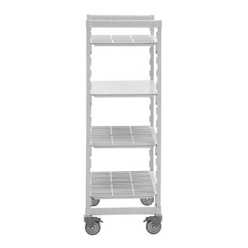 [CPHU244275V4480] Unidad móvil sistema rieles 4 entrepaños ventilados premium 61 x 1.07 x 1.91 - Cambro China