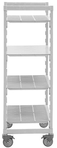 [CPHU244275V4480] Unidad móvil sistema rieles 4 entrepaños ventilados premium 61 x 1.07 x 1.91 - Cambro China