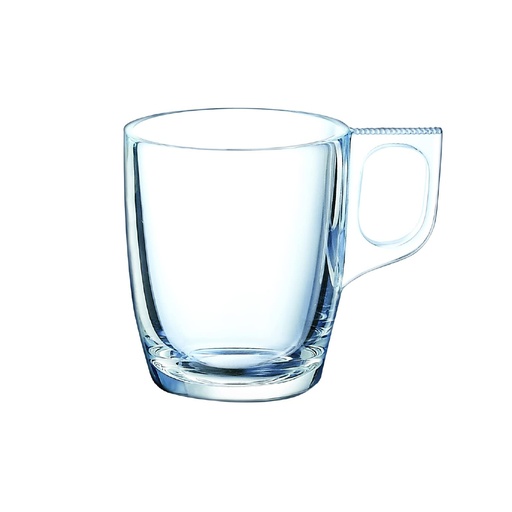 [V8122] Taza Transparente de Vidrio Templado, Voluto de 3 oz. - Arcoroc