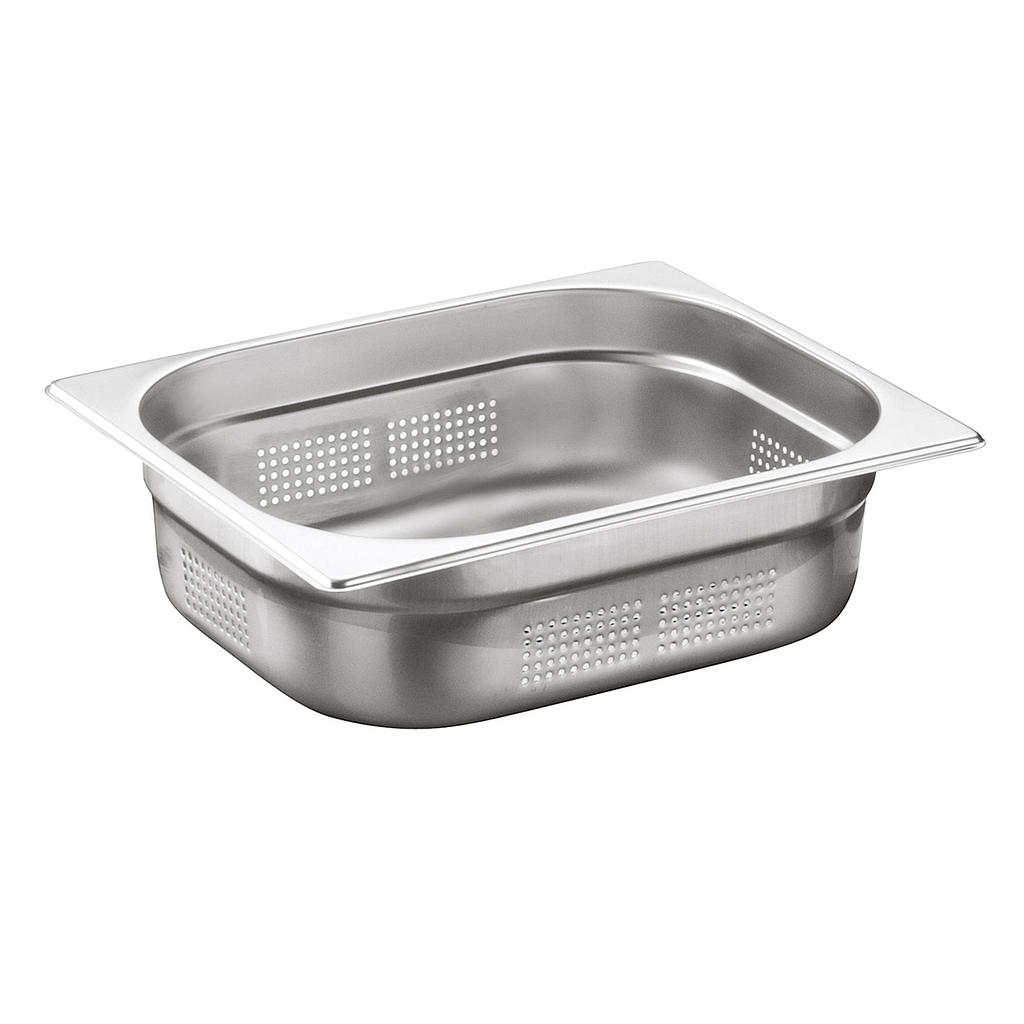 [0311.12065.21] Azafate perforado de gn 1/2 de 6.5 cm en acero inoxidable - Ozti