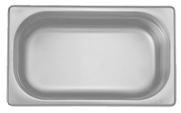 [0311.14065.10] Recipiente de 1/4 en acero inoxidable 26.5x16.2x6.5cm - Ozti