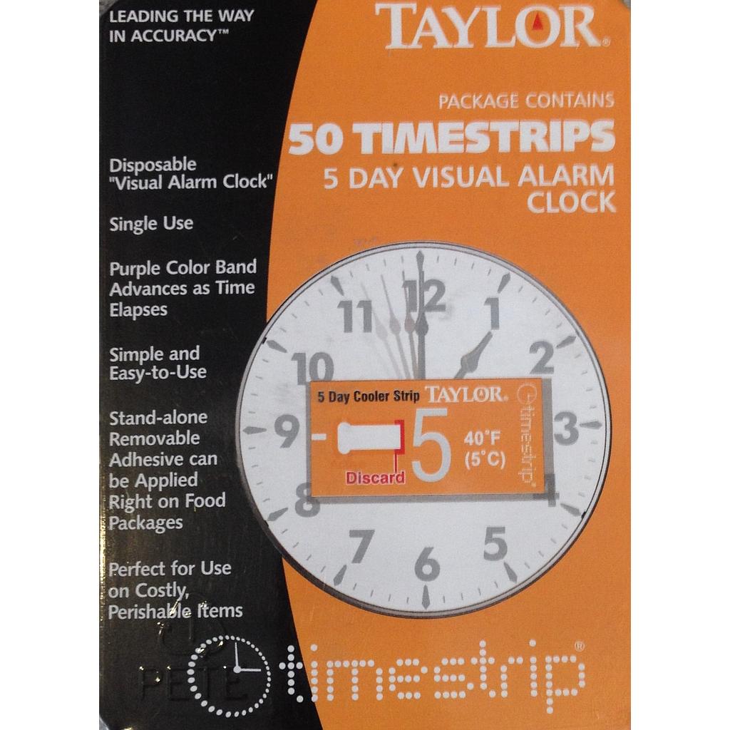 [8805] Tiras Desechables de Temporizador/Temperatura 5d -Taylor Precision