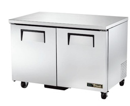 [TUC-48F-HC] Congelador bajo mostrador, 2 ptas, 4 parrillas, ref. HC R290, 48&quot; de frente - True