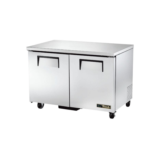 [TUC-48F-HC] Congelador bajo mostrador, 2 ptas, 4 parrillas, ref. HC R290, 48" de frente - True