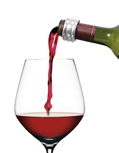 [220099] Anillo collar antigoteo con boquilla, cuello de botella de vino espumoso - Peugeot