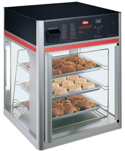 [FSD-2X] Vitrina caliente con dos puertas y soporte para 3 bandejas - Hatco