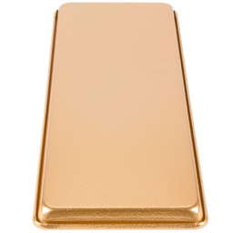 [40920] Bandeja exhibicion aluminio dorado 9x26cm - Chicago Metallic