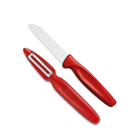 [9314R-3-O] Juego de cuchillo y pelador - Color Rojo (Outlet) - Wusthof