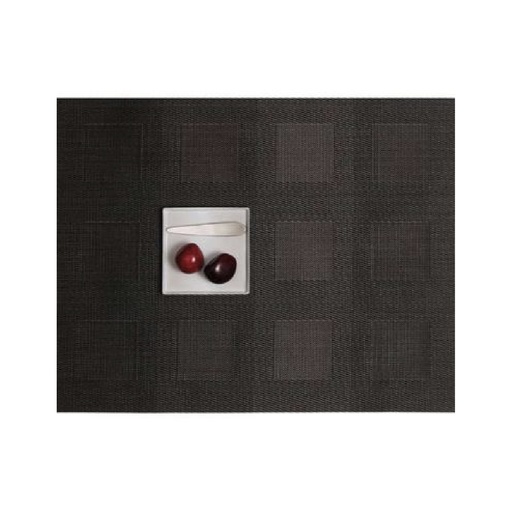 [OO71-ENGI-GREY-O] Individual engineered square rectangular 36 x 48 cm (Outlet) - Chilewich