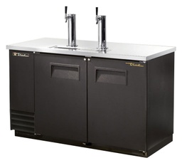 [TDD-2-HC] Refrigerador con 2 dispensadores cerveza, 2 puertas solidas, Rfg. ecológico R290 - True