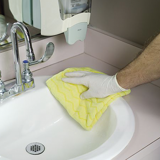 [1997785-O] Paño Microfibra ligera 40 x 40 cm color amarillo (Outlet) - Rubbermaid Local