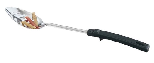 [46947] Cuchara de servir ranurada S/S de 14" mango negro - Vollrath