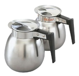 [46580] Jarra de café de 2 qts SS en acero inoxidable, acabado tipo espejo con abisagrado y tapa - Vollrath