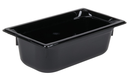 [8034420] Recipiente GN 1/3 de 4" en policarbonato negro - Vollrath