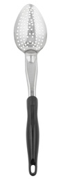 [64132] Cuchara perforada con mango negro ergonómico - Vollrath