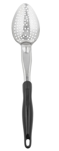 [64132] Cuchara perforada con mango negro ergonómico - Vollrath