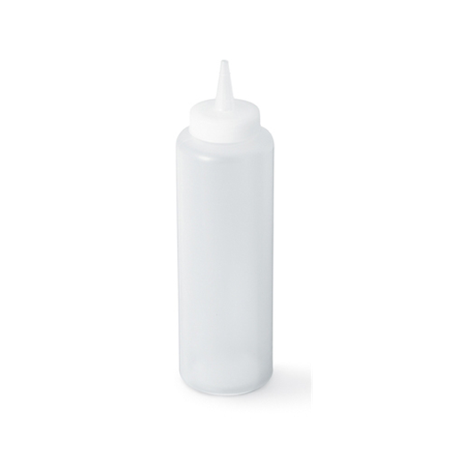 [52063] Botella de apretar de 12 oz en plástico transparente - Vollrath