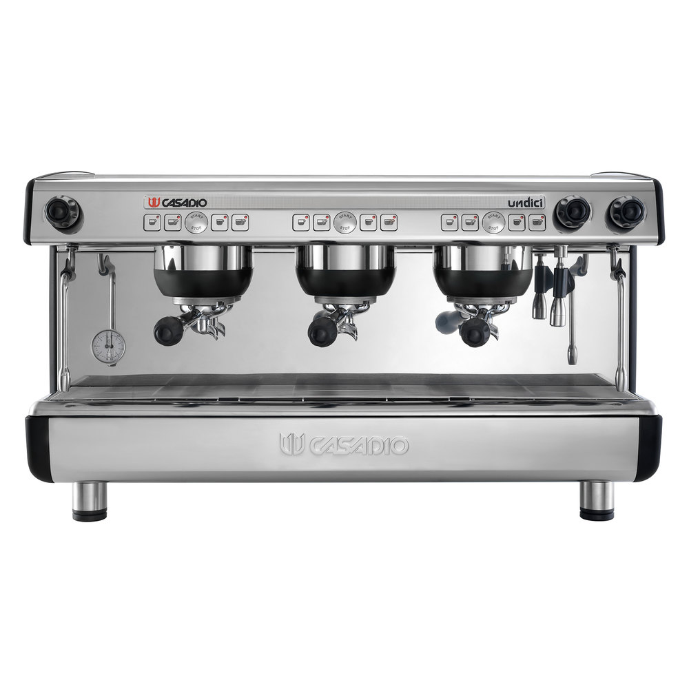 [UNDICI A/3] Máquina automática para café espresso de 3 grupos - Casadio