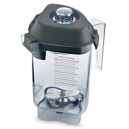 [015981] Vaso transparente con cuchilla y tapa, 32 Oz - Vitamix