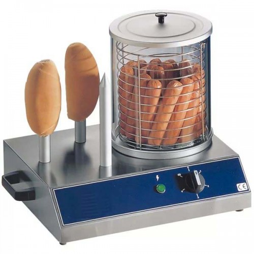 [CS3E] Maquina perros c. Vapor/calentador pan 115v - Roller grill